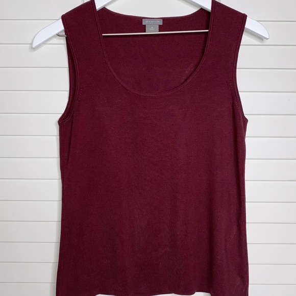 Ann Taylor Tops - Ann Taylor Ribbed Silk Blend Tank Top